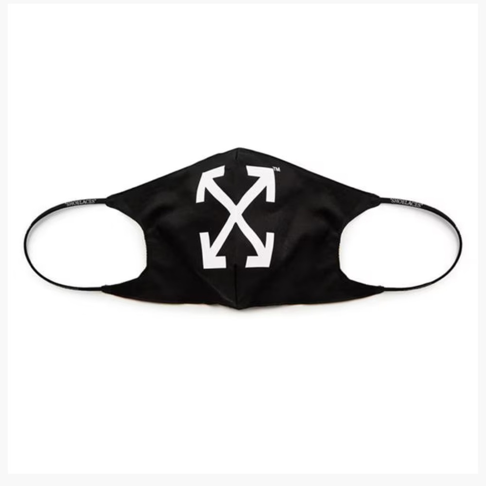 Off-White Arrows Black and White Face Mask